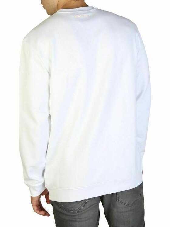 Armani Exchange Armani Exchange Mikina 3ZZM71 ZJQ2Z 1100 Bílá Regular Fit