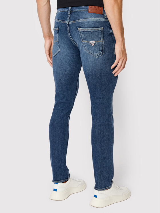 Guess Guess Jeansy M2YAN1 D4Q42 Niebieski Skinny Fit