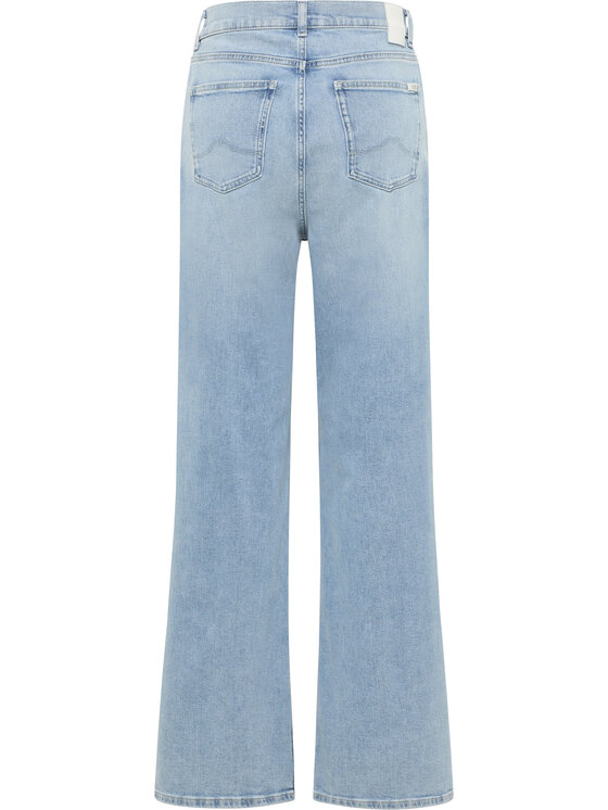 Mustang Mustang Jeansy Style Luise Wide Niebieski Wide Fit