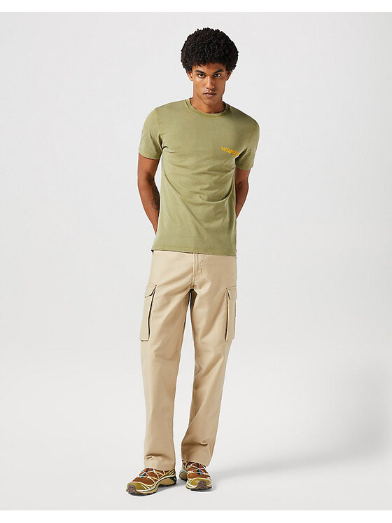 Lee Lee Pantaloni di tessuto CASEY JONES CARGO Beige Regular Fit