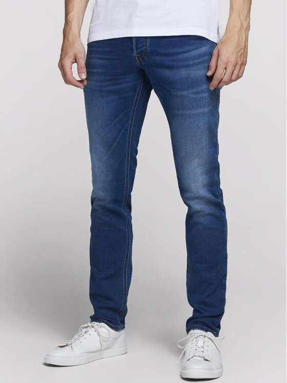 Jack&Jones Jeans Hlače Glen 12175975 Modra Slim Fit