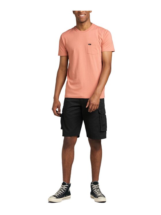 Lee Lee Pantaloncini di tessuto L75AVX01 Nero Loose Fit