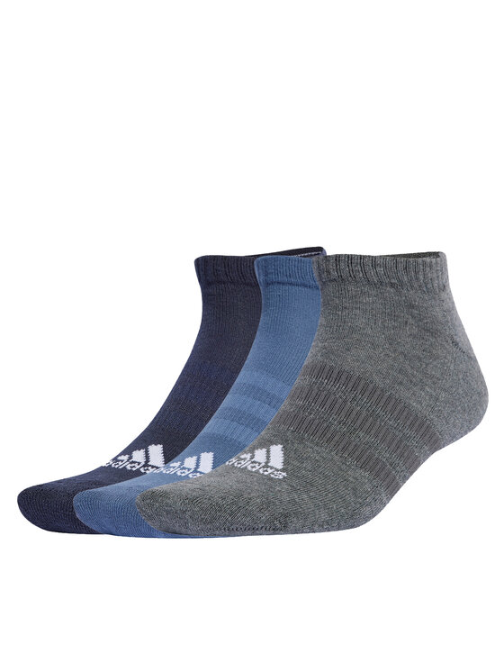 Set de 3 perechi de șosete medii pentru bărbați adidas C Spw Low 3P IP0398 Bleumarin