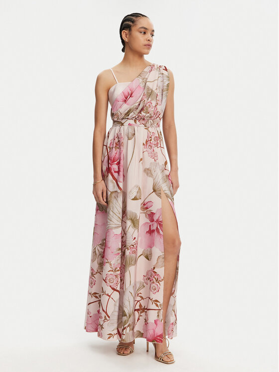 Rinascimento Rinascimento Rochie de seară CFC0019854002 Bej Regular Fit
