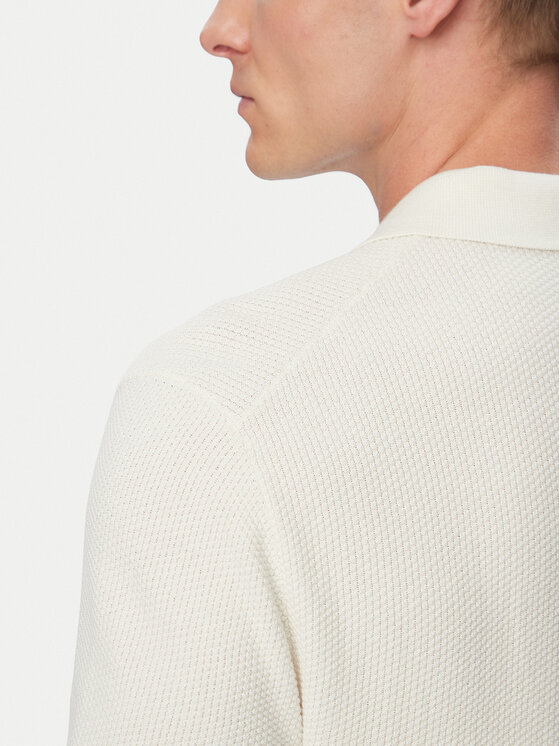 Calvin Klein Calvin Klein Polo LV04LG313G Crema Regular Fit