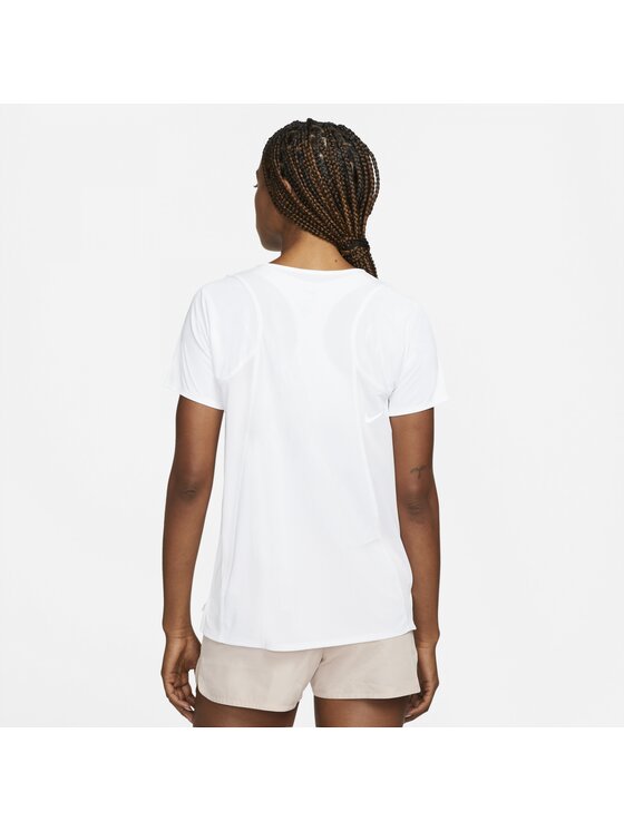 Nike Nike T-Shirt Dri-FIT Race Biały Regular Fit