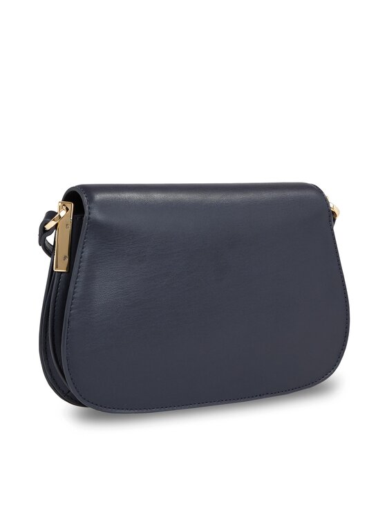 Tommy Hilfiger Tommy Hilfiger Kabelka Th Spring Chic Flap Crossover AW0AW15974 Tmavomodrá