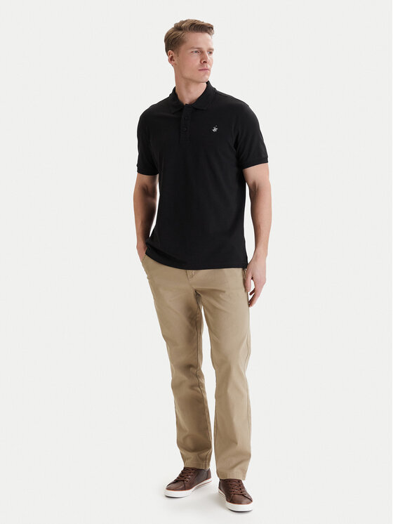 Beverly Hills Polo Club Beverly Hills Polo Club Riidest püksid W126-BHMTR-1066-39X Beež Regular Fit