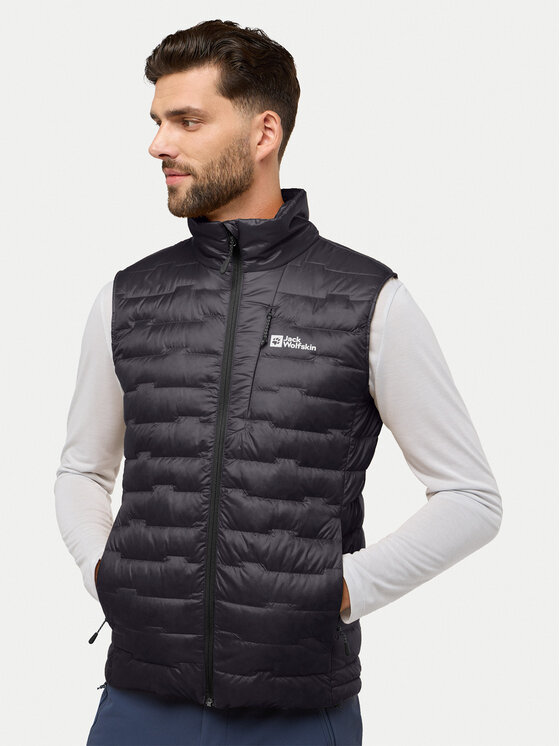 Jack Wolfskin Jack Wolfskin Vestă Passamani A61840 Gri Regular Fit