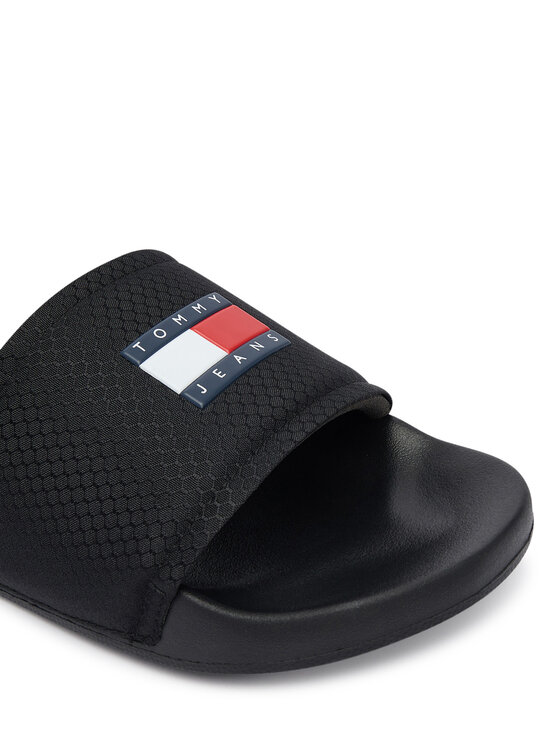 Tommy Jeans Tommy Jeans Šľapky Tjm Pool Slide EM0EM01673 Čierna