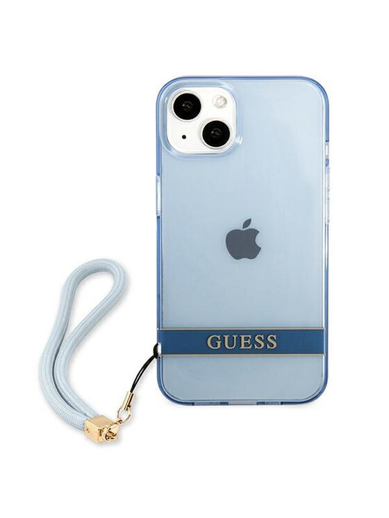 Guess Guess Etui na telefon iPhone 13 Niebieski