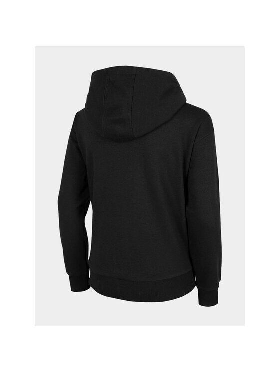 4F 4F Bluza HJZ22JBLM006-20S Czarny Regular Fit