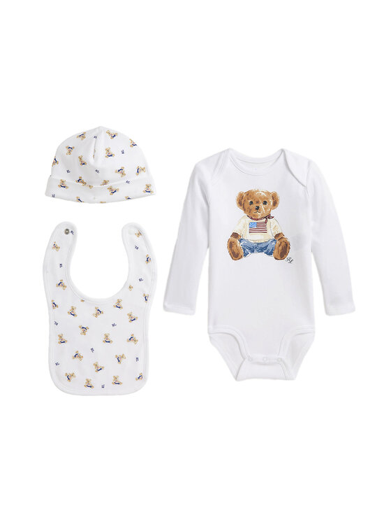 Polo Ralph Lauren Polo Ralph Lauren Детски комплект 320P00760001 Бял