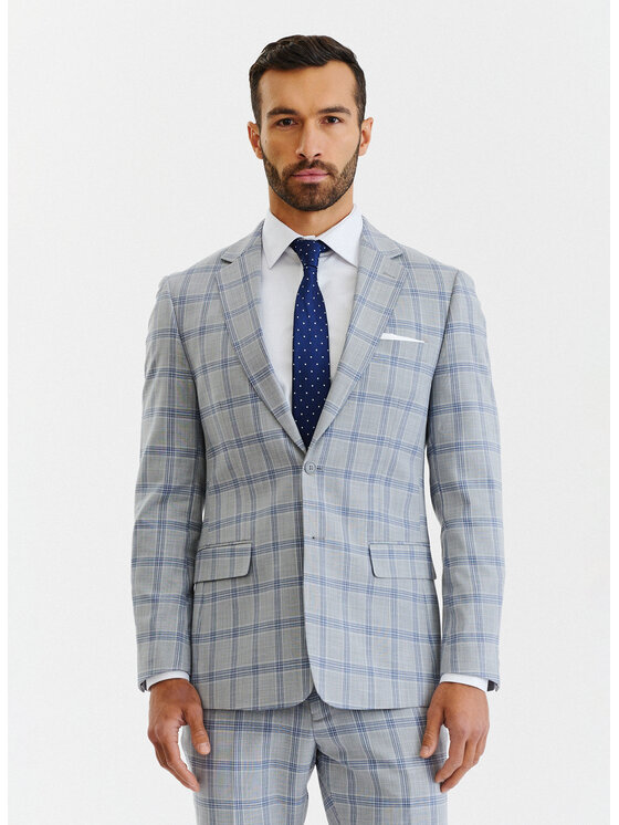 Pako Lorente Pako Lorente Marynarka P23SF-3G-007 Szary Slim Fit