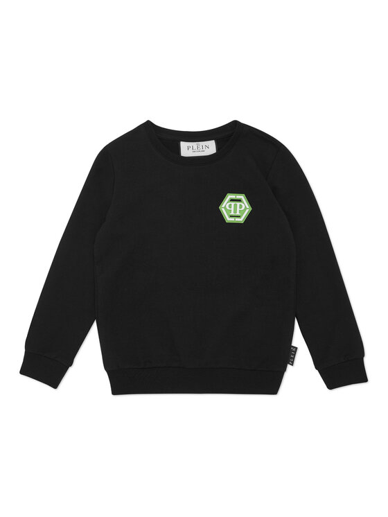 PHILIPP PLEIN PHILIPP PLEIN Bluza 28207 Czarny Regular Fit