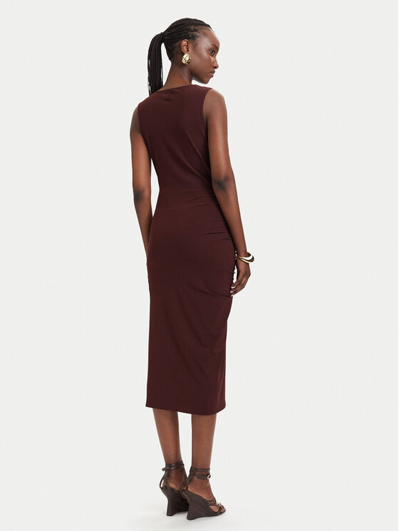 Patrizia Pepe Patrizia Pepe Ежедневна рокля 2A3081/JZ26-B887 Кафяв Slim Fit