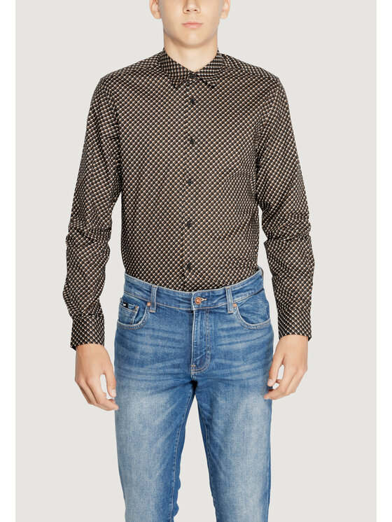 Antony Morato Antony Morato Camicia BARCELONA Marrone To Fit