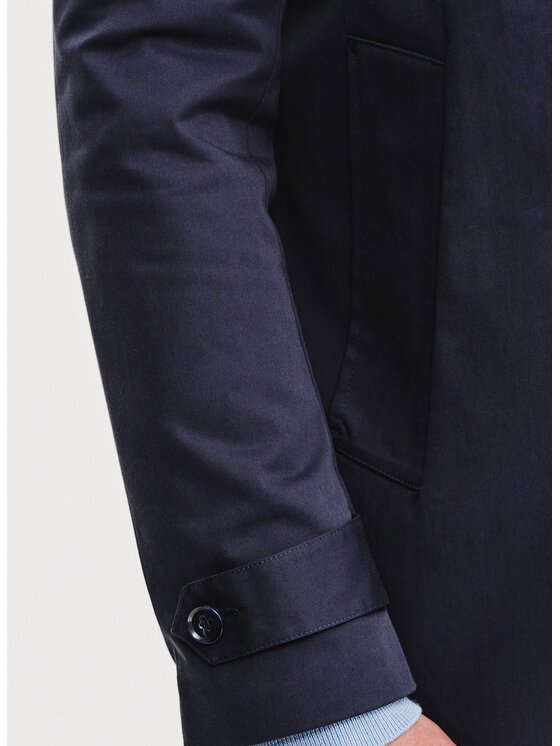 Pako Lorente Pako Lorente Płaszcz przejściowy P25SF-7X-001 Granatowy Classic Fit
