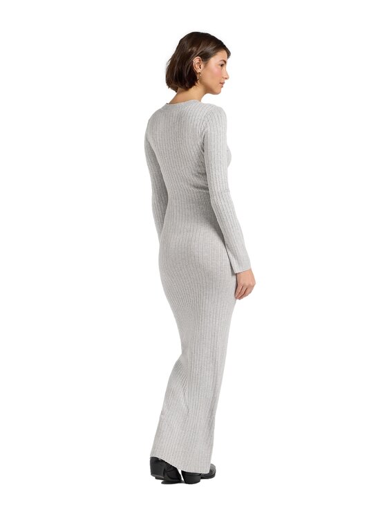 Lee Lee Sukienka dzianinowa 112371663 Szary Slim Fit