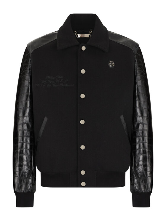 PHILIPP PLEIN PHILIPP PLEIN Kurtka puchowa 30572 Czarny Regular Fit