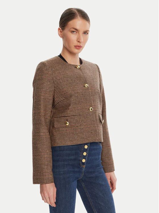 Barbour Marynarka LTA0126BR51 Brązowy Regular Fit