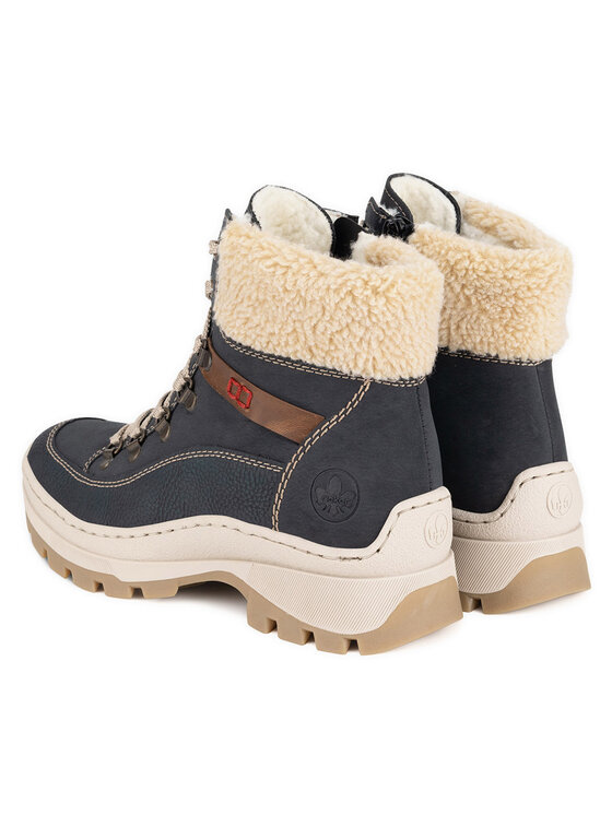 Rieker Rieker Botine X9338-14 Albastru