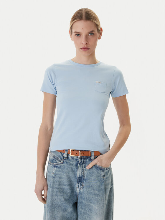 Guess Guess Póló W5RI52 J1314 Kék Regular Fit