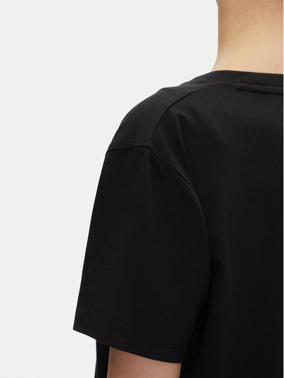 HUGO HUGO Póló Nika_T-Shirt 50540046 Fekete Regular Fit