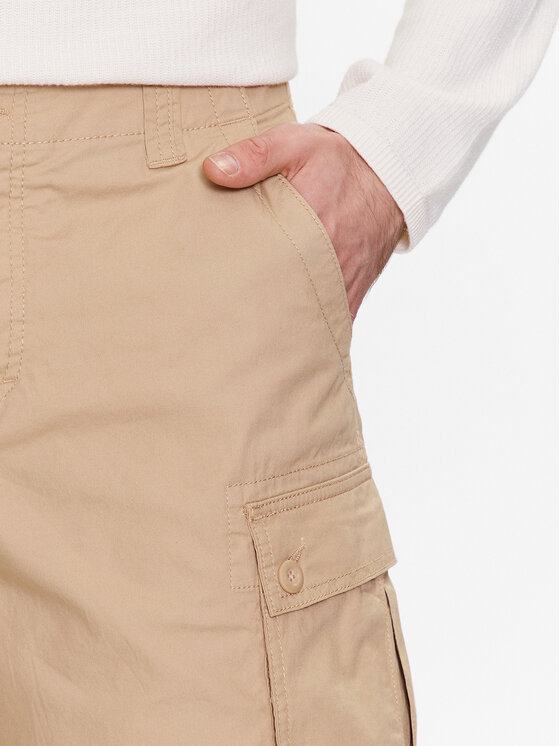 United Colors Of Benetton United Colors Of Benetton Шорти от плат 4LN5U9006 Бежов Regular Fit