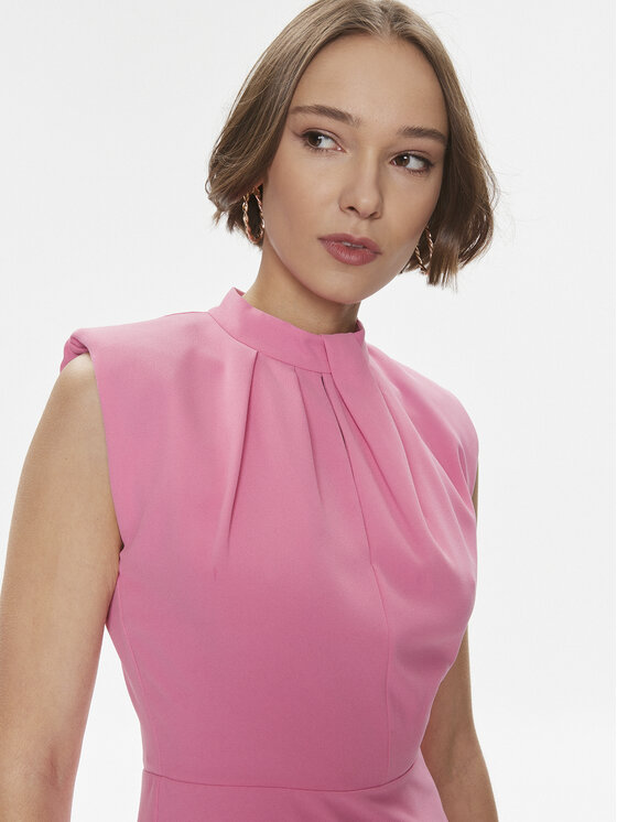 HUGO Hugo Kokteilinė suknelė Kesana-1 50504460 Rožinė Regular Fit