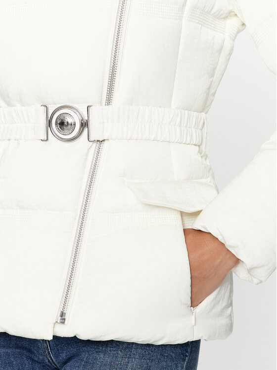 Guess Guess Zimní bunda W3BL27 WFQW2 Écru Regular Fit