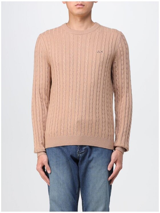 SUN68 SUN68 Maglione k43141-16 Beige Regular Fit