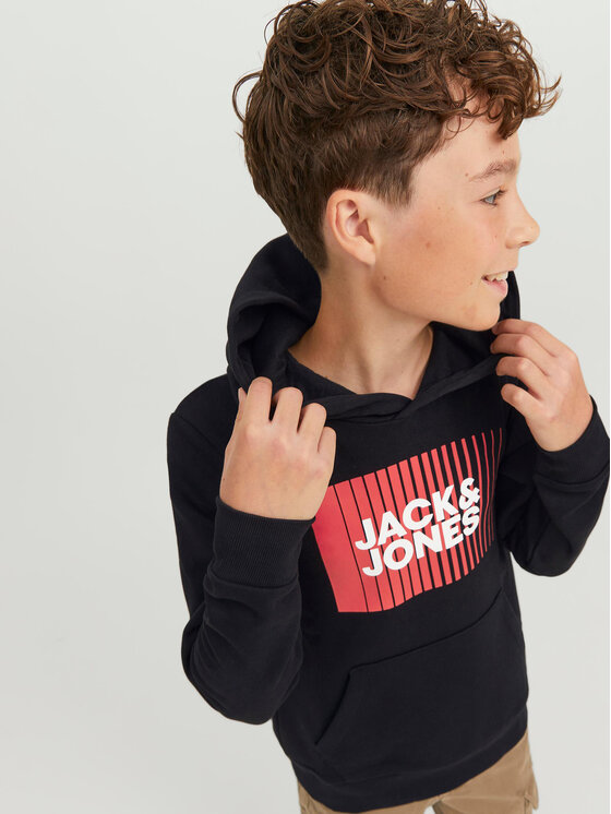 Jack&Jones Junior Jack&Jones Junior Majica dugih rukava 12237459 Crna Regular Fit