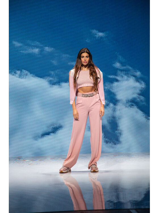 Iceberg Iceberg Hlače 5BI2P0B0715149 Ružičasta Regular Fit