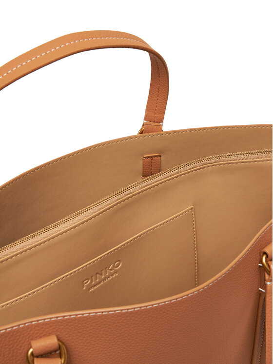 PINKO PINKO Rankinė Carrie Shopper Big AI 24-25 PLTT 102832 A1LF Smėlio