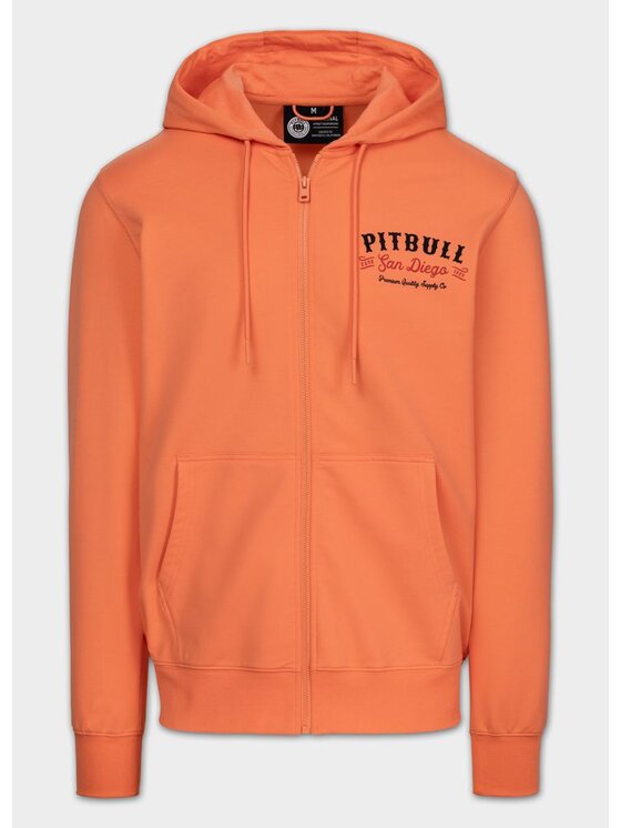 PITBULL PITBULL Bluza STRENGHT & RESPECT Pomarańczowy Regular Fit