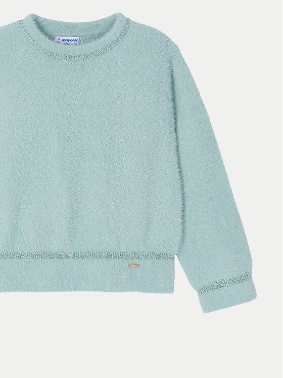 Mayoral Mayoral Sweter 4353 Zielony Regular Fit