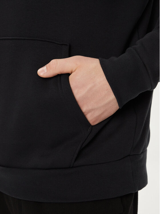 Under Armour Under Armour Μπλούζα τεχνική Ua Essential Flc Blocked Hd 1383070-001 Μαύρο Loose Fit