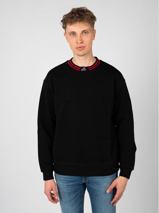 Diesel Diesel Μπλούζα A08525-0CJAD Μαύρο Regular Fit