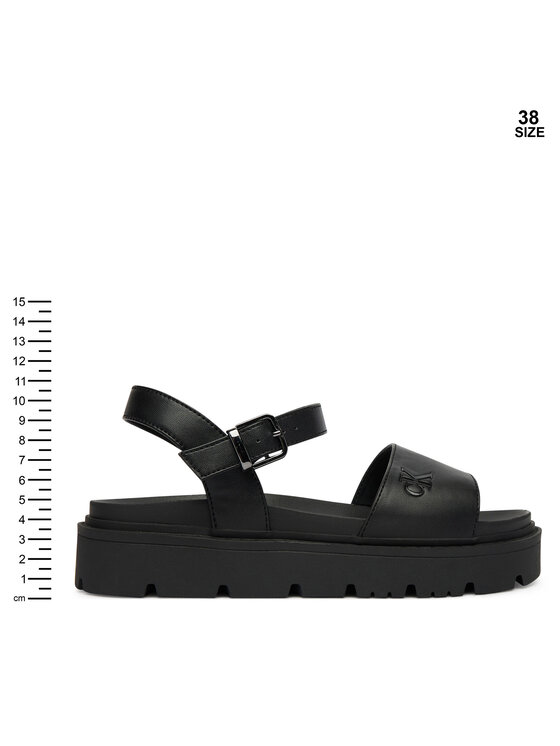 Calvin Klein Calvin Klein Sandali Velcro Sandal V3A2-83255-0326 Nero