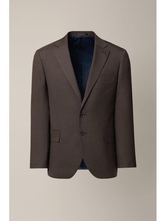 Lancerto Lancerto Garnitur Manzanares GA073126000023 Brązowy Slim Fit