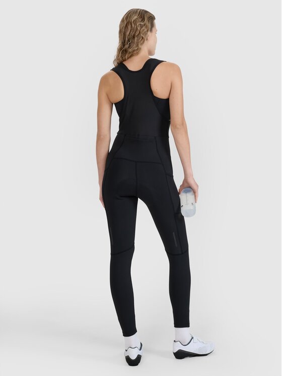 4F 4F Pantaloncini da ciclismo 4FWSS25TFTIF331-20S Nero Slim Fit