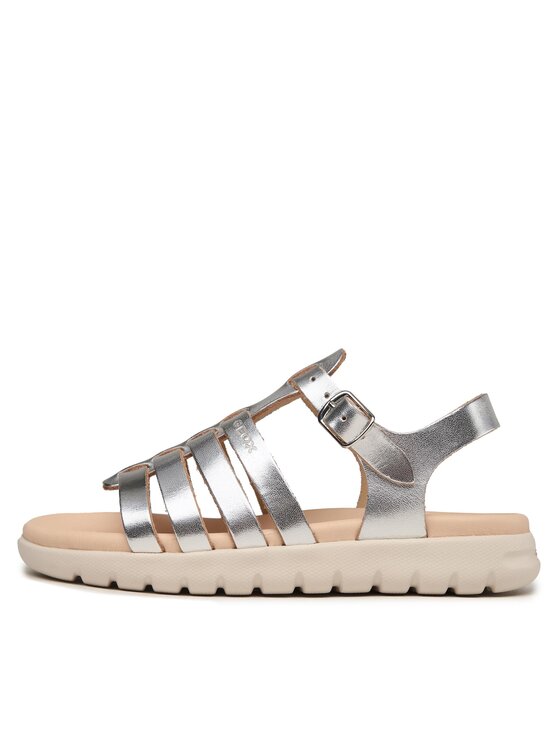 Geox Geox Sandály J Sandal Soleima Gir J35GSB 000CF C1007 S Stříbrná
