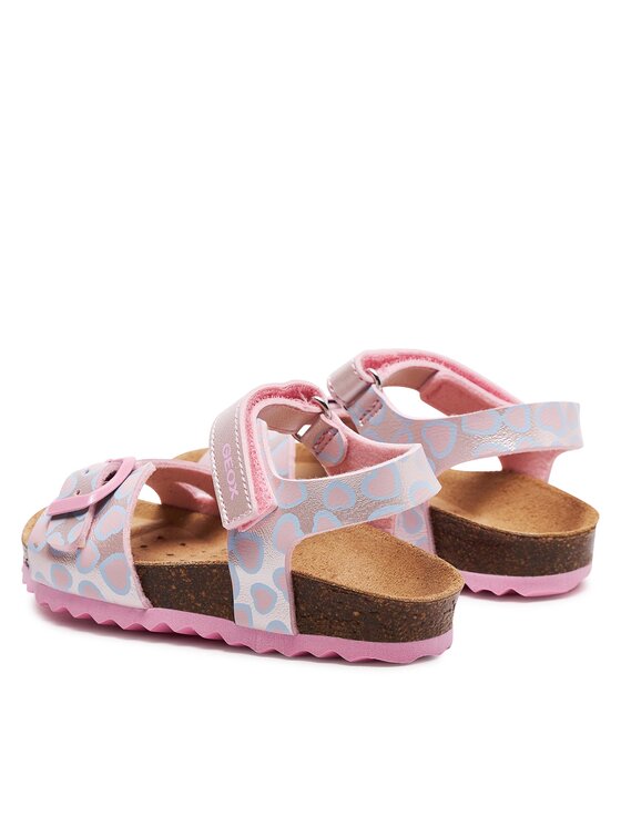 Geox Geox Sandały B Sandal Chalki Girl B922RA 000NF C8868 M Różowy