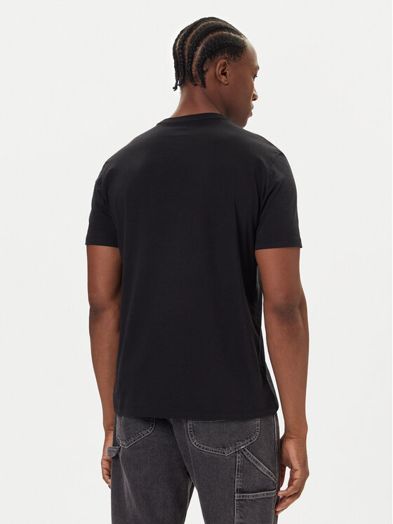 Calvin Klein Jeans Calvin Klein Jeans T-Shirt 30s Chest Logo LV04RD865G Czarny Regular Fit