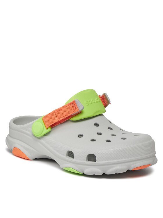 Crocs Crocs Natikači Crocs Classic All Terain Kids Clog 207458 Bela