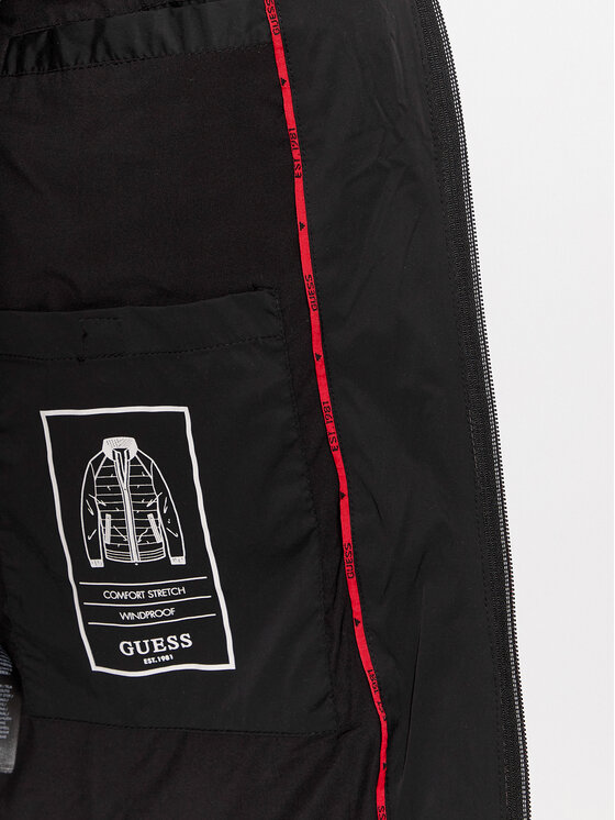 Guess Guess Kurtka przejściowa M3BL11 WFOO0 Czarny Regular Fit