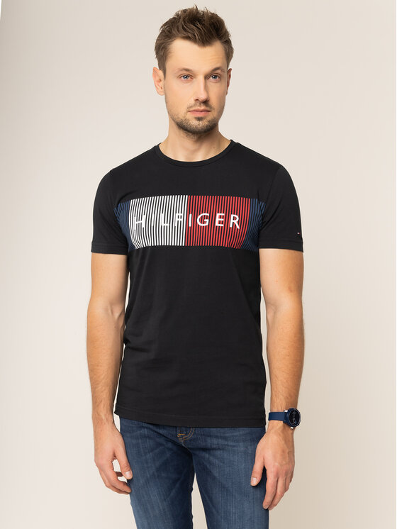 Tommy Hilfiger T Shirt MW0MW10829 ern Regular Fit Modivo.cz