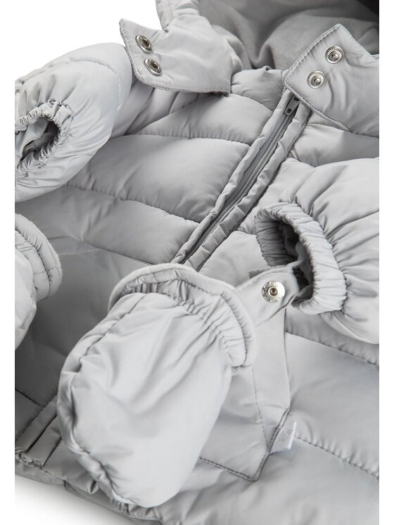 minoti minoti Kurtka zimowa 31BABYCOAT2 Szary jasny Regular Fit
