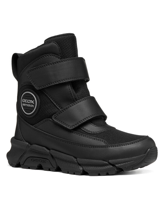Geox Geox Gležnjarji J Flexyper Plus Boy B Abx J66LCG 0FU54 C9999 M Črna